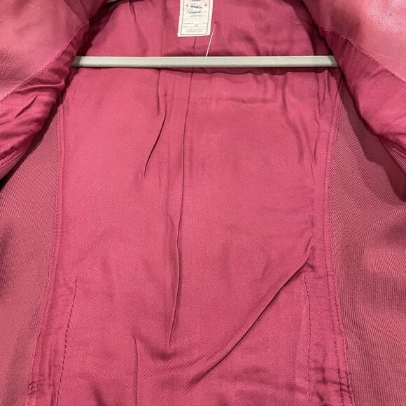 New Free People We The Free Cora Leather Jacket Size XS - Picture 11 of 12